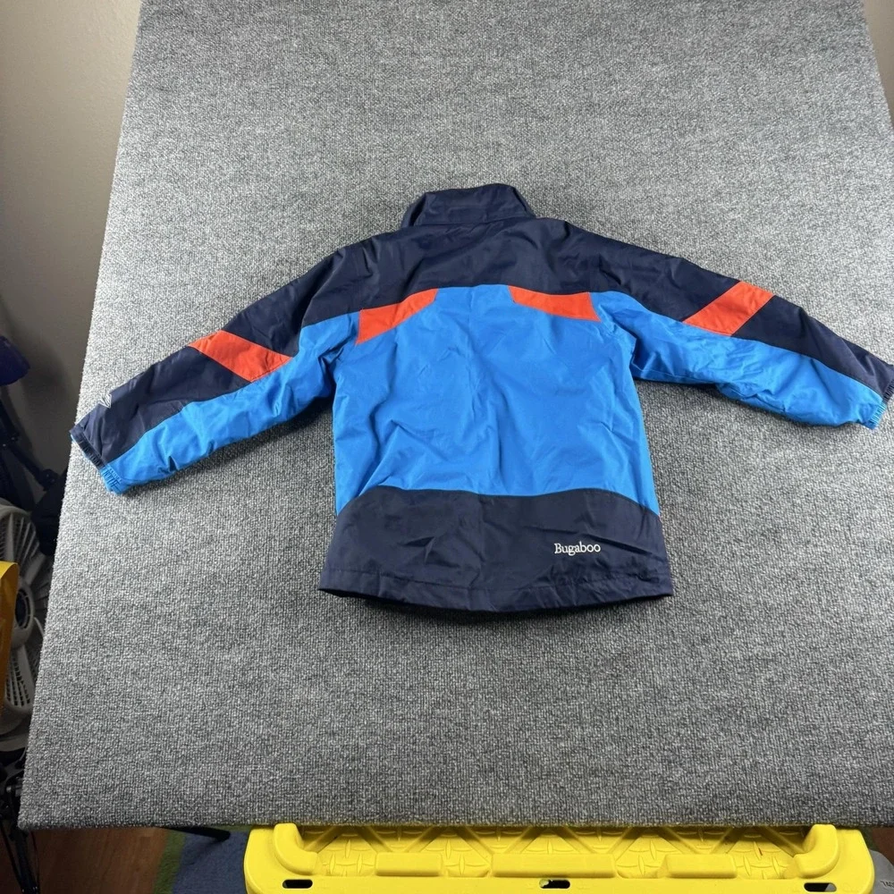 Columbia Bugaboo Ski Jacket Kids 8 Blue Omni-Tech Waterproof Winter Insulated